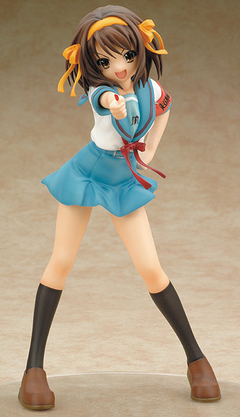 Suzumiya Haruhi (Summer Uniform Haruhi & "The Adventures of Mikuru Asahina" Extension Set), Suzumiya Haruhi No Yuuutsu, Max Factory, Pre-Painted, 1/8, 4545784040829