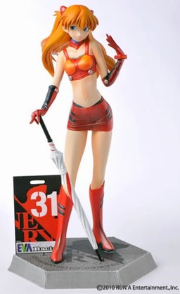 Souryuu Asuka Langley (Eva Racing Supporters), Evangelion Shin Gekijouban, Run'a, Pre-Painted, 1/8