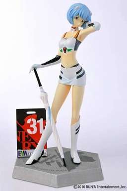 Ayanami Rei (Eva Racing Supporters), Evangelion Shin Gekijouban, Run'a, Pre-Painted, 1/8