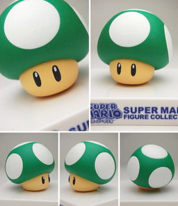 1 Up Kinoko (Figure Collection), Super Mario Brothers, Banpresto, Pre-Painted