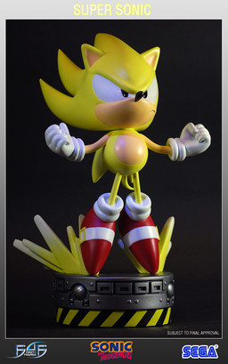 Super Sonic, Sonic The Hedgehog, First 4 Figures, Pre-Painted