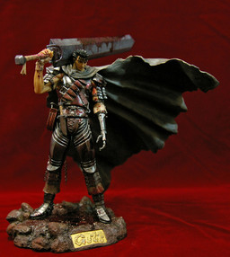 Guts (Black Swordsman PVC/ Limited Splashing Blood), Berserk, Art of War, Pre-Painted, 4580256400046