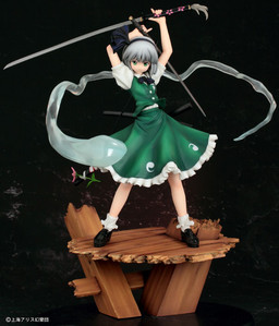 Konpaku Youmu (Rokudou Ken), Touhou Project, Griffon Enterprises, Pre-Painted, 1/7, 4582221153360