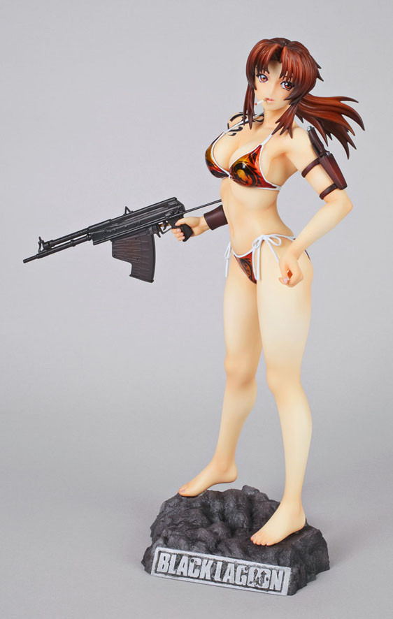 Revy (Swimsuit, Repaint Limited Edition), Black Lagoon, New Line, Pre-Painted, 1/6, 4540498400174