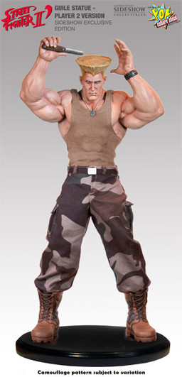 Guile (Mixed Media Statue - Sideshow Exclusive), Street Fighter II, Premium Collectibles Studio, Pre-Painted, 1/4