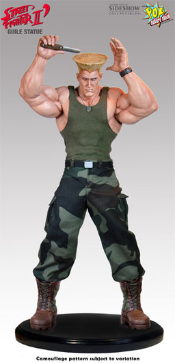 Guile (Mixed Media Statue), Street Fighter II, Premium Collectibles Studio, Pre-Painted, 1/4