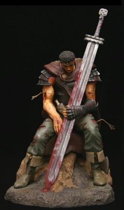 Guts (The Hundred Man Killer), Berserk, Art of War, Pre-Painted, 1/10