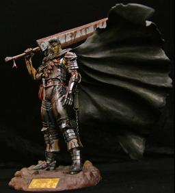 Guts (Black Swordsman (Dark Blood )), Berserk, Art of War, Pre-Painted