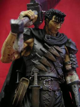 Guts (Battle Damage, Exclusive), Berserk, Art of War, Pre-Painted
