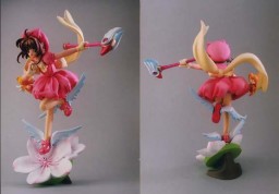 Kinomoto Sakura (Episode #20 Battle Costume), Card Captor Sakura, Kaiyodo, Pre-Painted, 1/8