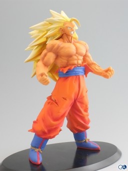 Son Goku SSJ3 (Max Muscle Mania Vol.1), Dragon Ball Z, Banpresto, Pre-Painted, 1/10