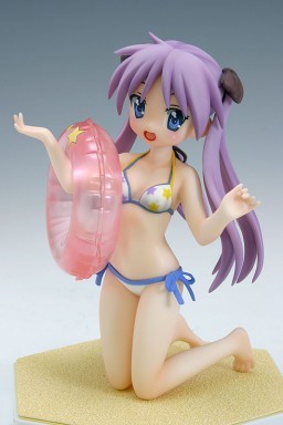 Hiiragi Kagami (Swimsuit), Lucky☆Star, Wave, Pre-Painted, 1/10, 4943209550944