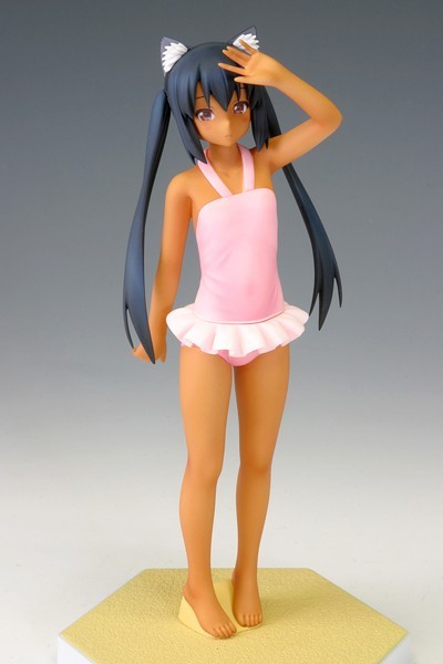 Nakano Azusa (Suntan), K-ON!, Wave, Pre-Painted, 1/10