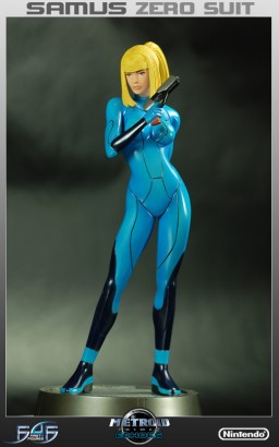 Samus Aran (Zero Suit), Metroid Prime 2: Dark Echoes, First 4 Figures, Pre-Painted