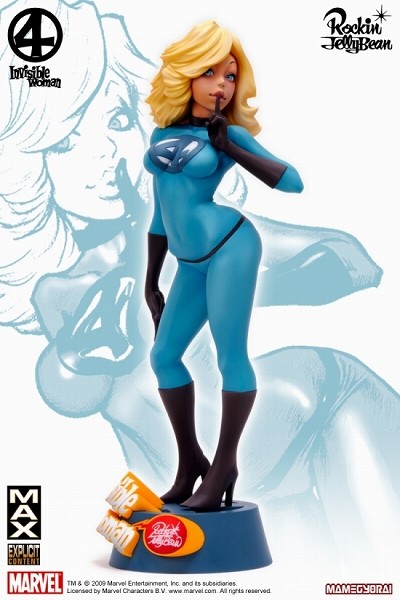 Invisible Woman, Fantastic Four, Mamegyorai, Pre-Painted, 4562173332570