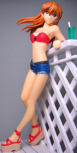 Souryuu Asuka Langley (Neon Genesis Evangelion Collection Figure 'Sea Side'), Shin Seiki Evangelion, SEGA, Pre-Painted