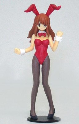 Asahina Mikuru (Bonus Figure Mikuru Bunny, Red), Suzumiya Haruhi No Yuuutsu, Chara-Ani, Pre-Painted, 1/10, 4546098011536