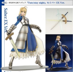 Altria Pendragon (Saber, EX), Fate/Stay Night, ebCraft, Enterbrain, Pre-Painted, 1/6