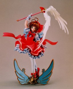 Kinomoto Sakura (1st OP Battle Costume), Card Captor Sakura, Kaiyodo, Pre-Painted, 1/8