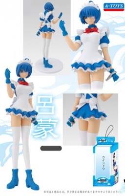 Ryomou Shimei (Maid Real Color), Ikki Tousen Great Guardians, A-Toys, Pre-Painted, 1/10