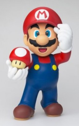 Mario (Desktop Sofbi Series), Super Mario Brothers, Bandai, Pre-Painted