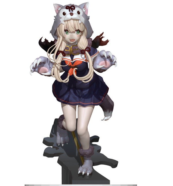 Yuudachi (Halloween mode), Kantai Collection ~Kan Colle~, Jinbee Zoukei, Garage Kit, 1/6