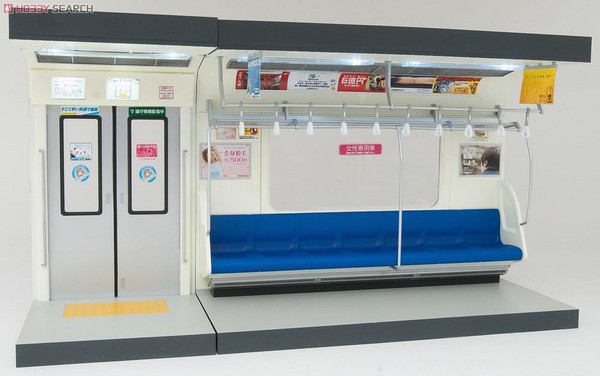 Parts Models Series 1/12 Interior Model Commuting Train (Blue Sheet), Tomytec, Accessories, 4543736262572