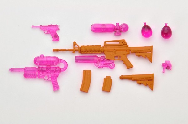 Water Gun A2 (Orange × Clear Pink), Tomytec, Accessories, 1/12, 4543736282297
