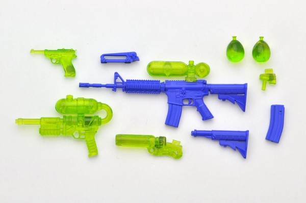 Water Gun A (Blue × Clear Green), Tomytec, Accessories, 1/12, 4543736282280