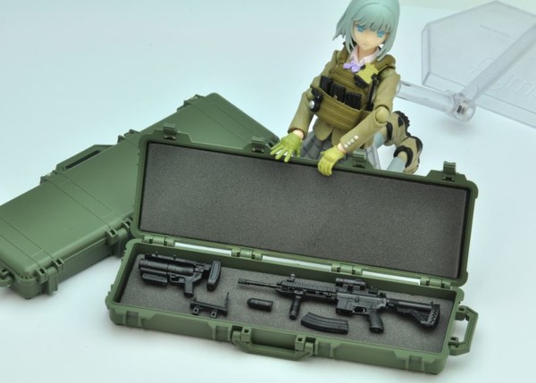 416 & M320 + OD Color Rifle Case Set, Tomytec, Hobby Japan, Accessories, 1/12