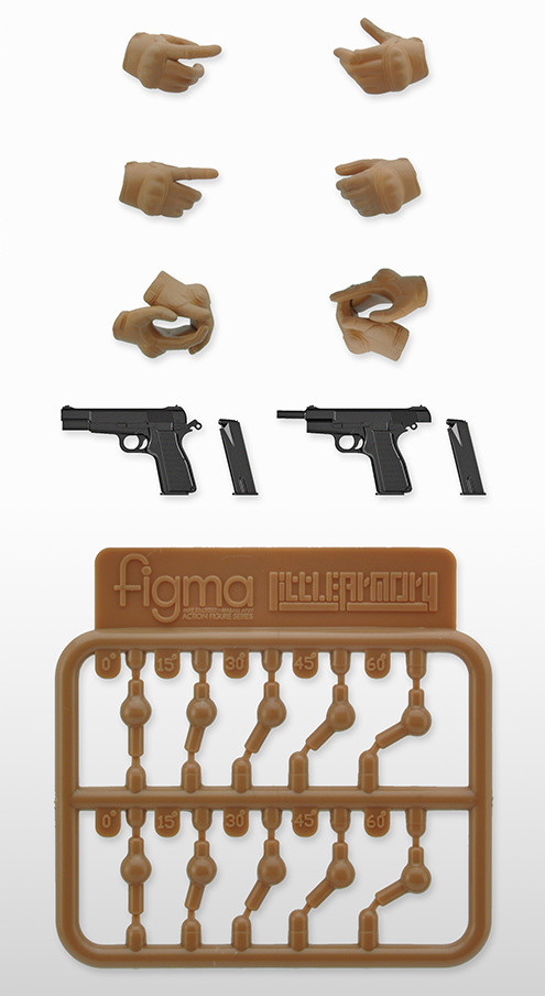 Figma Tactical Glove 2 Handgun Set (Tan), Tomytec, Accessories, 4543736314240