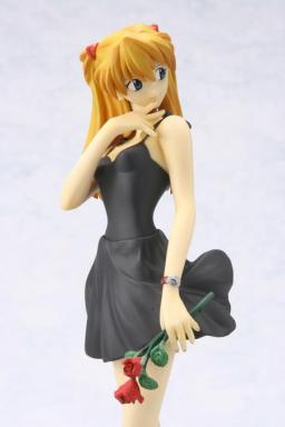 Souryuu Asuka Langley (Black Dress), Shin Seiki Evangelion, Toy's Works, Pre-Painted, 1/7