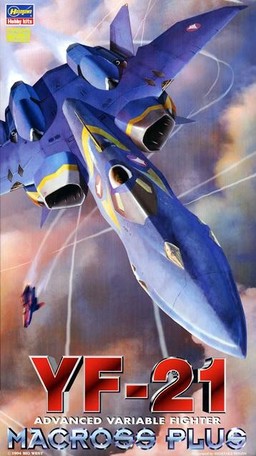 YF-21, Macross Plus, Hasegawa, Model Kit, 1/72