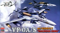 VF-0A/S (w/Ghost), Macross Zero, Hasegawa, Model Kit, 1/72