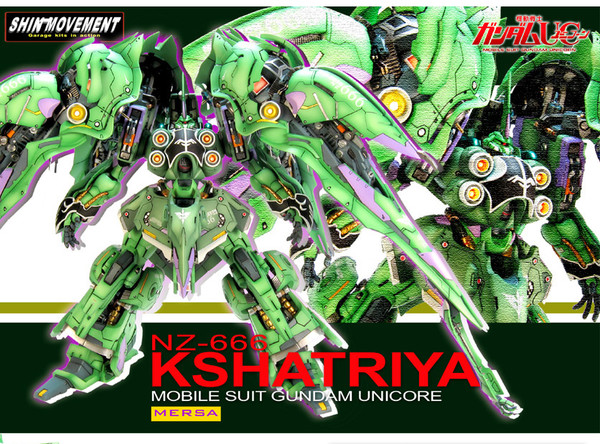 NZ-666 Kshatriya, Kidou Senshi Gundam UC, Mersa, Garage Kit, 1/100