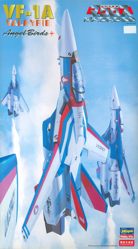 VF-1A Angel Birds, Choujikuu Yousai Macross, Hasegawa, Model Kit, 1/72