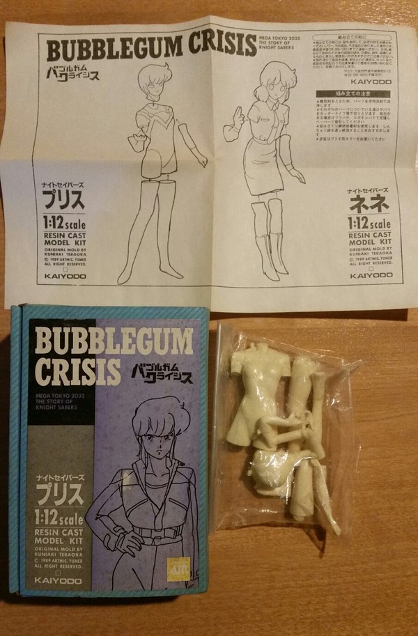 Priscilla S. Asagiri (Knight Sabers Priss), Bubblegum Crisis, Kaiyodo, Garage Kit, 1/12