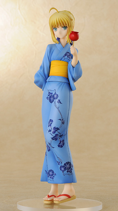 Altria Pendragon (Saber, Yukata), Fate/Stay Night, FREEing, Pre-Painted, 1/8, 4571245293817