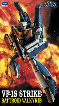 VF-1S Strike Valkyrie, Choujikuu Yousai Macross, Hasegawa, Model Kit, 1/72