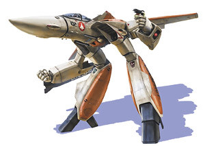 VF-1D (Gerwalk Valkirie), Choujikuu Yousai Macross, Hasegawa, Model Kit, 1/72, 4967834658325