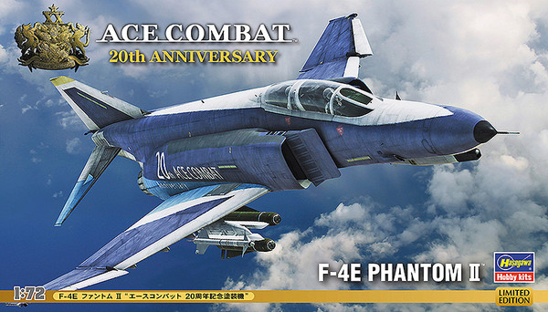 F-4E Phantom 2 (Ace Combat 20th Anniversary), Air Combat, Hasegawa, Model Kit, 1/72, 4967834521377