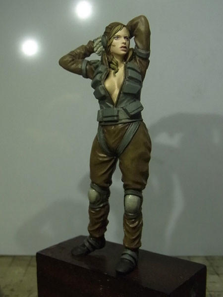 MK44 Female Pilot Figure, Robot Battle V, Love Love Garden, Garage Kit, 1/20