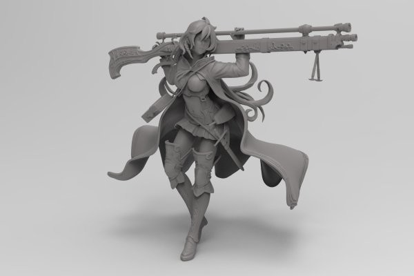 Silva, Granblue Fantasy, Third Eye Technology, Garage Kit, 1/8