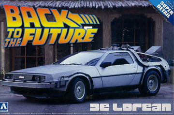 De Lorean, Back To The Future, Aoshima, Model Kit, 1/24