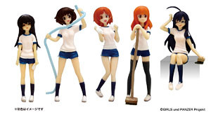 Anko Team Figure Set (Osoji Desu), Girls Und Panzer, Platz, Garage Kit, 1/35, 4545782032468