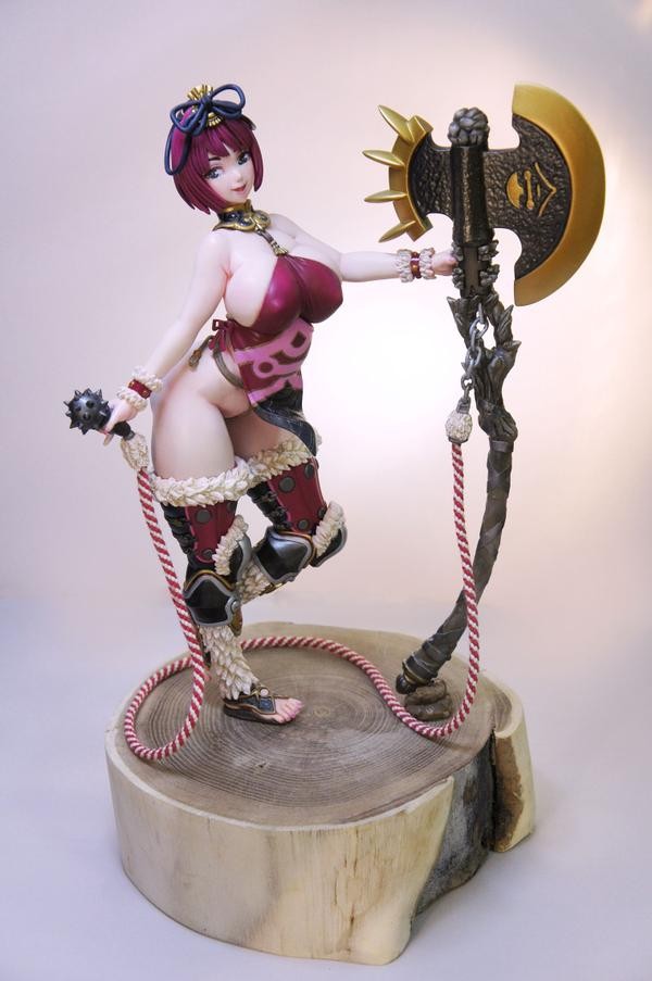 Goldie, Queen's Blade Grimoire, Clay Goo, Garage Kit