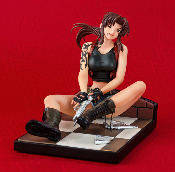Revy, Black Lagoon, New Line, Pre-Painted, 1/6