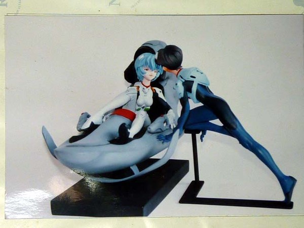 Ayanami Rei, Ikari Shinji (Waraeba ii to Omouyo), Shin Seiki Evangelion, Musashiya, Garage Kit, 1/8