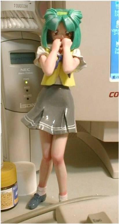 Sakura Kaedeko (Daimon High Summer School Uniform), Tokimeki Memorial 2, Rakugaki Toryouhako, Garage Kit, 1/8