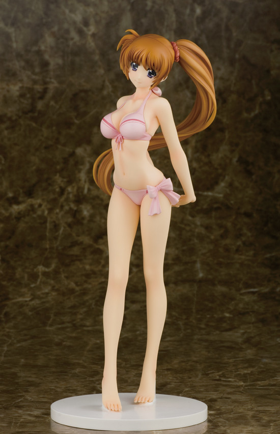 Takamachi Nanoha (Swimsuit), Mahou Senki Lyrical Nanoha Force, Alphamax, Pre-Painted, 1/7, 4562283270656